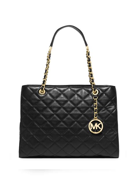 chaine michael kors|Michael Kors leather tote.